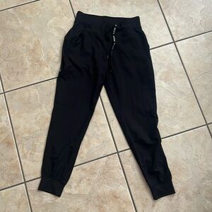 Med Couture Insight Black Scrub Pants Joggers XS